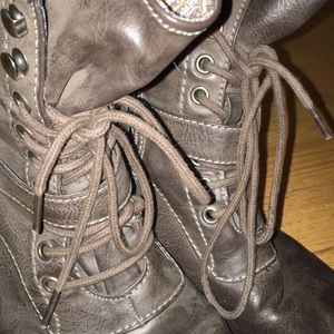 American Rag Shoes - Brown Combat Boots American Rag Shoes - Brown Combat Boots